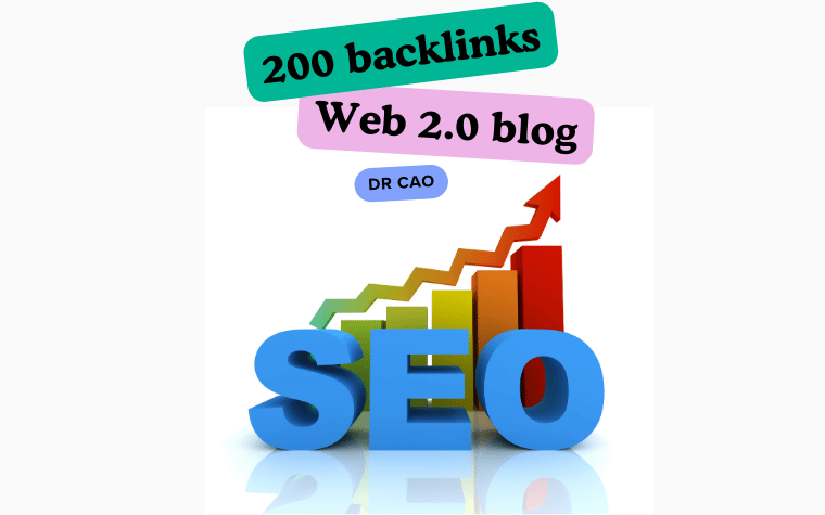 Gói 200 backlinks Blog 2.0 Giá Rẻ