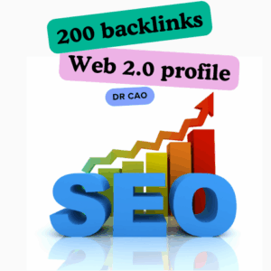 Gói backlink cho website: Web 2.0 Profiles