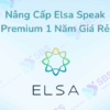 Nâng Cấp Elsa Speak Premium 1 Năm Giá Rẻ