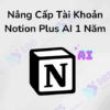 Nâng Cấp Notion Plus Giá Rẻ 1 Năm